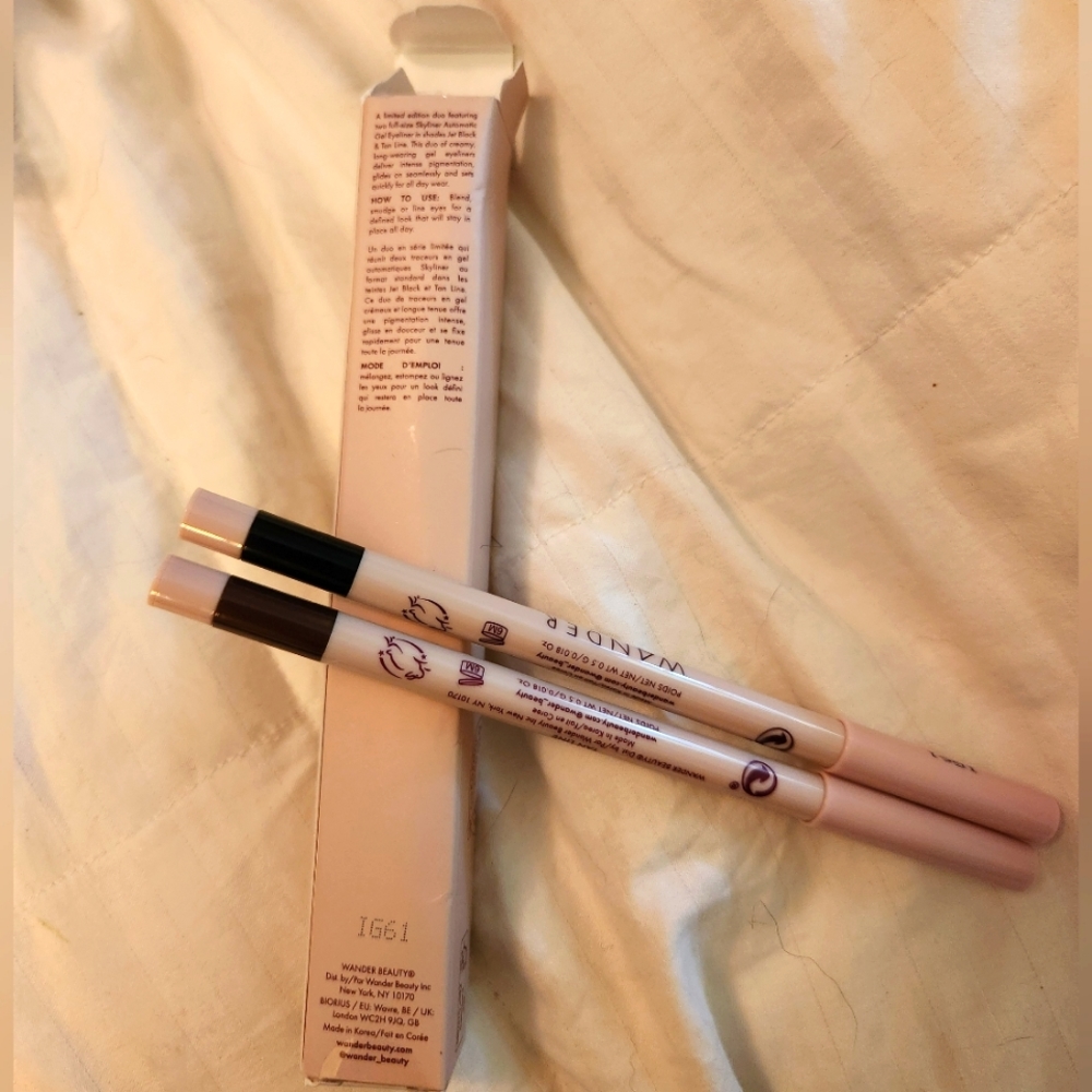 WANDER BEAUTY Skyliner Automatic Gel Eyeliner Duo (Brand New, Opened for Pics)